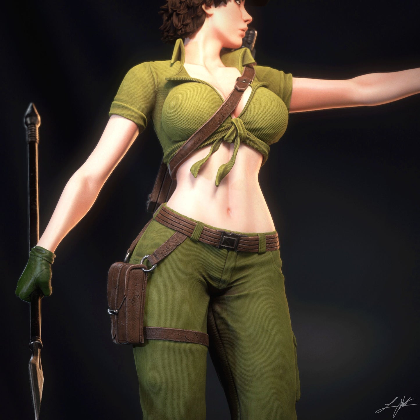 Lady Jaye Resin Fan Art (Design by Abe3D)