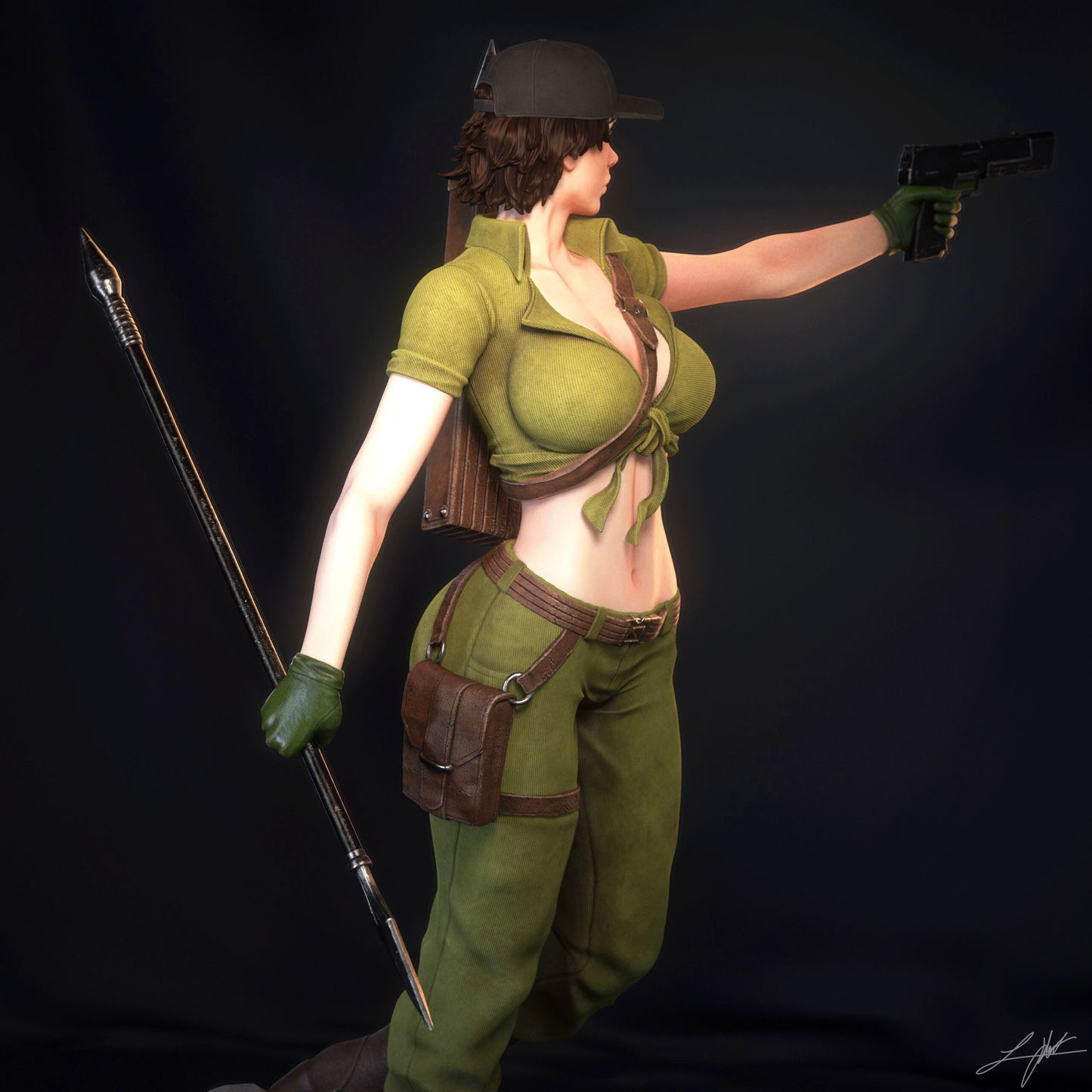 Lady Jaye Resin Fan Art (Design by Abe3D)