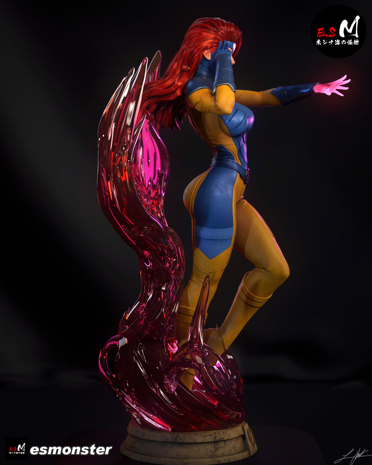 Jean Grey Resin Art (East Sea Monster Version)