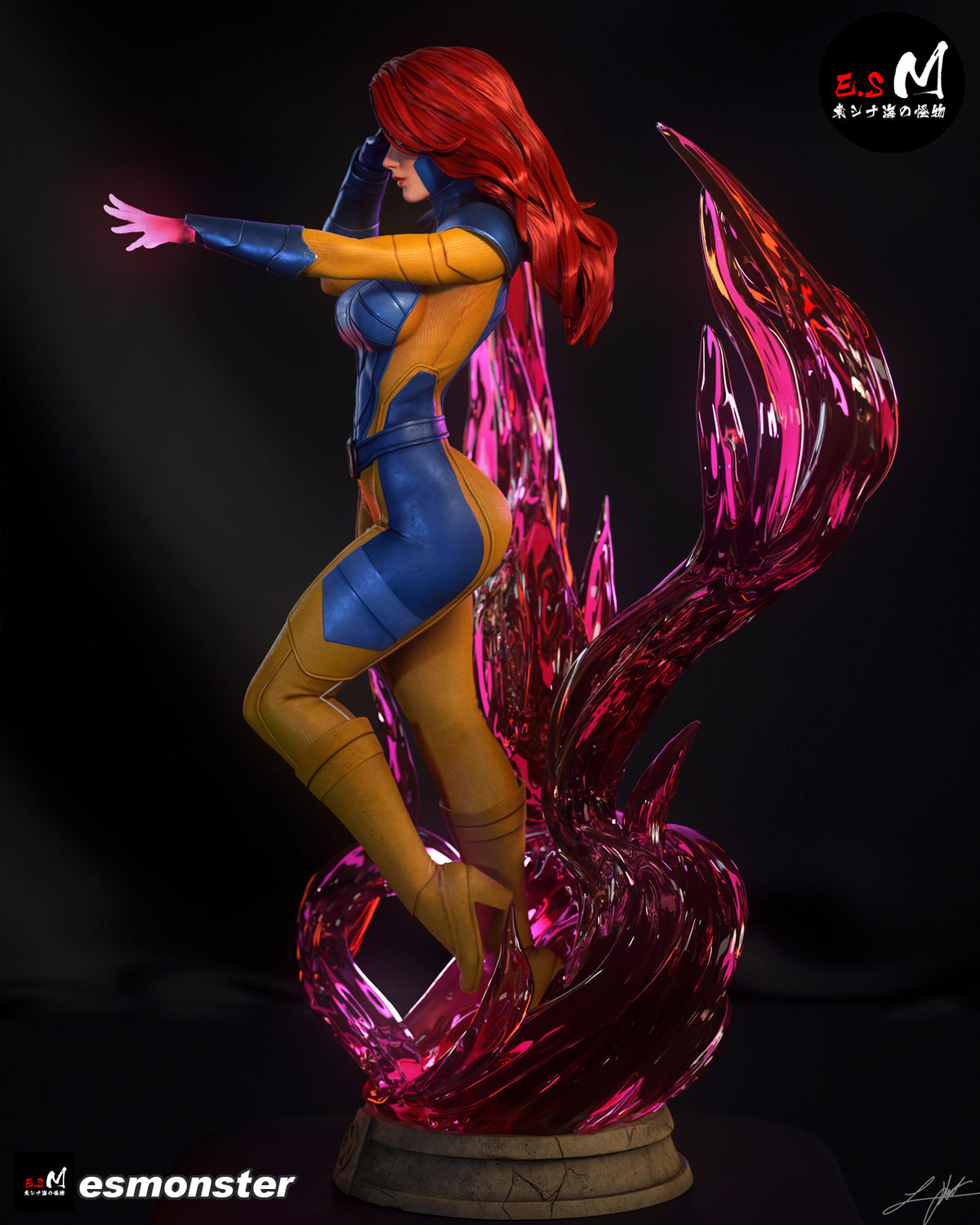 Jean Grey Resin Art (East Sea Monster Version)