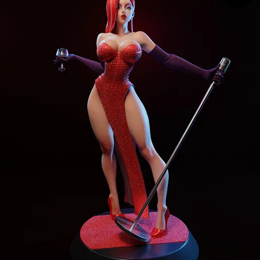 Jessica Rabbit Resin Art (East Sea Monster Version)