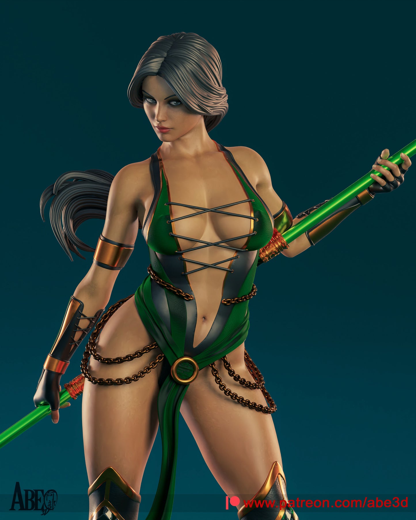 Mortal Kombat Jade Resin Fan Art - MTO (Design by Abe3D)