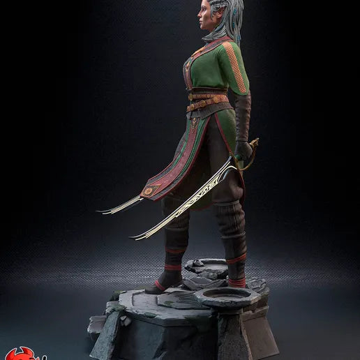 Jaheira Resin Fan Art - MTO (HC)