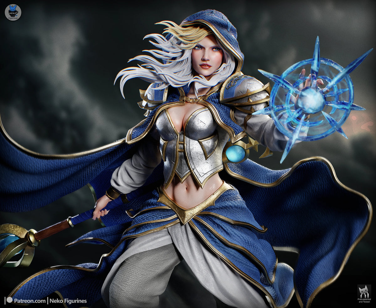 Jaina Proudmoore WoW Resin Art (Neko Version)