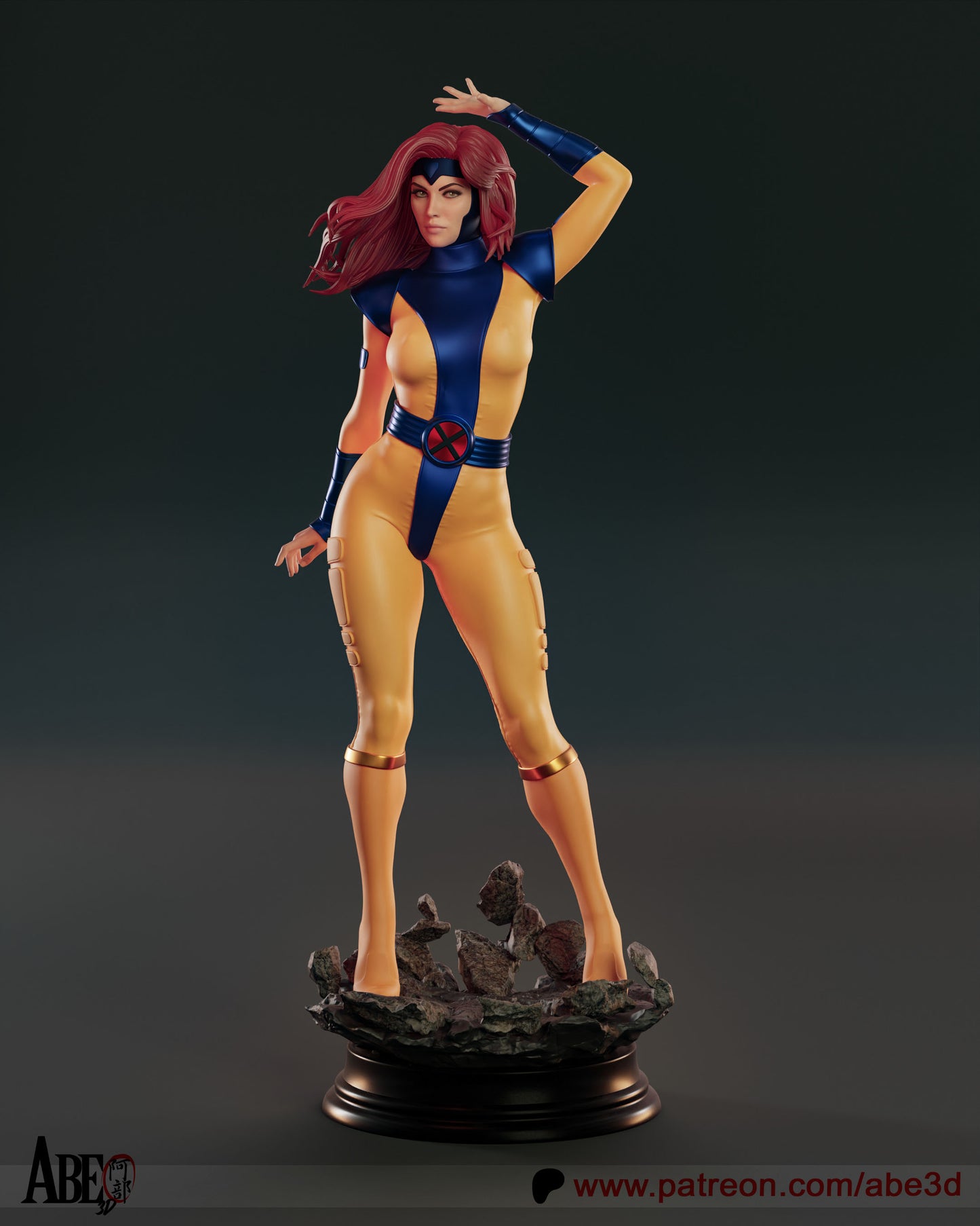 Jean Grey Resin Fan Art Pro Painted - MTO