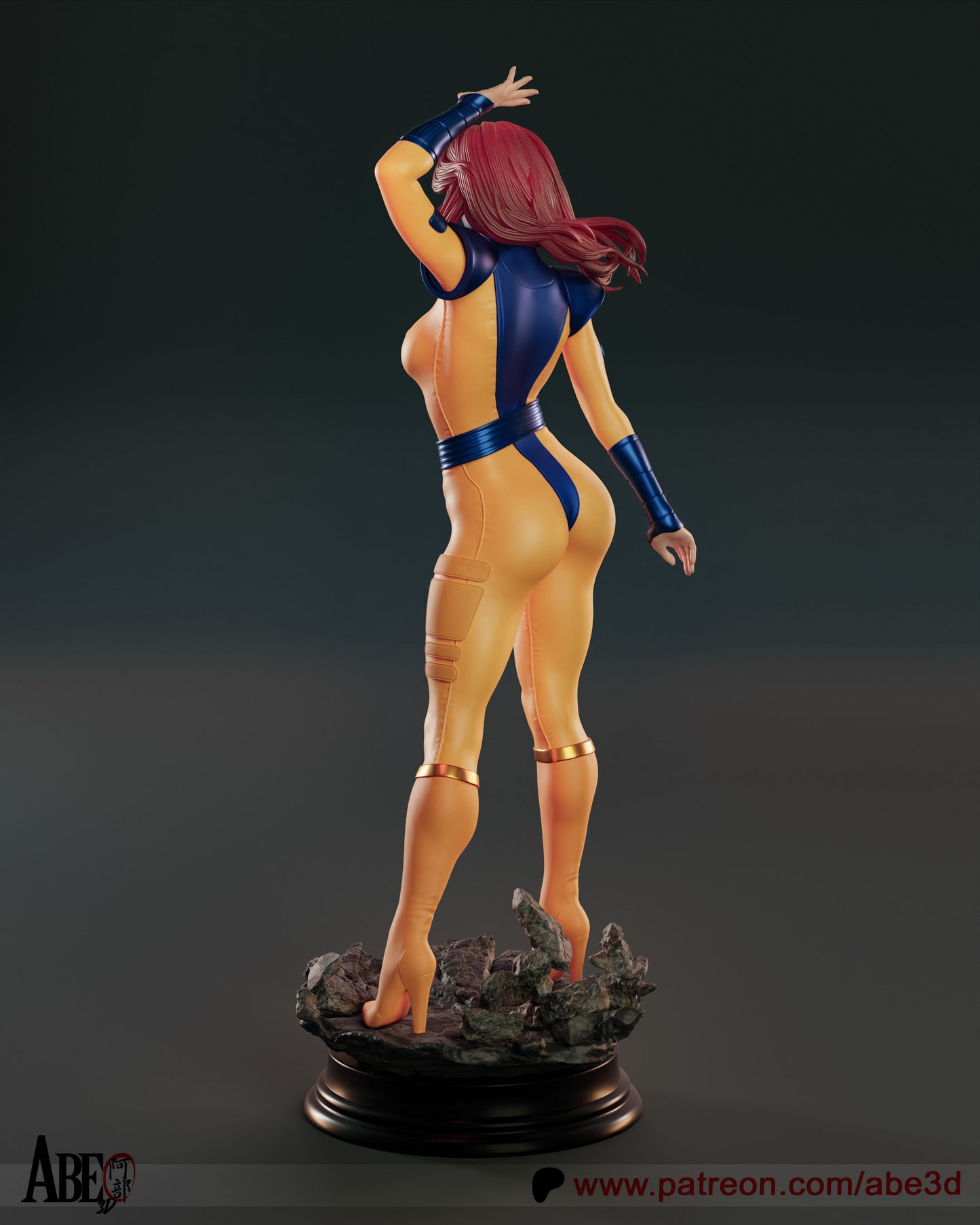 Jean Grey Resin Fan Art Pro Painted - MTO