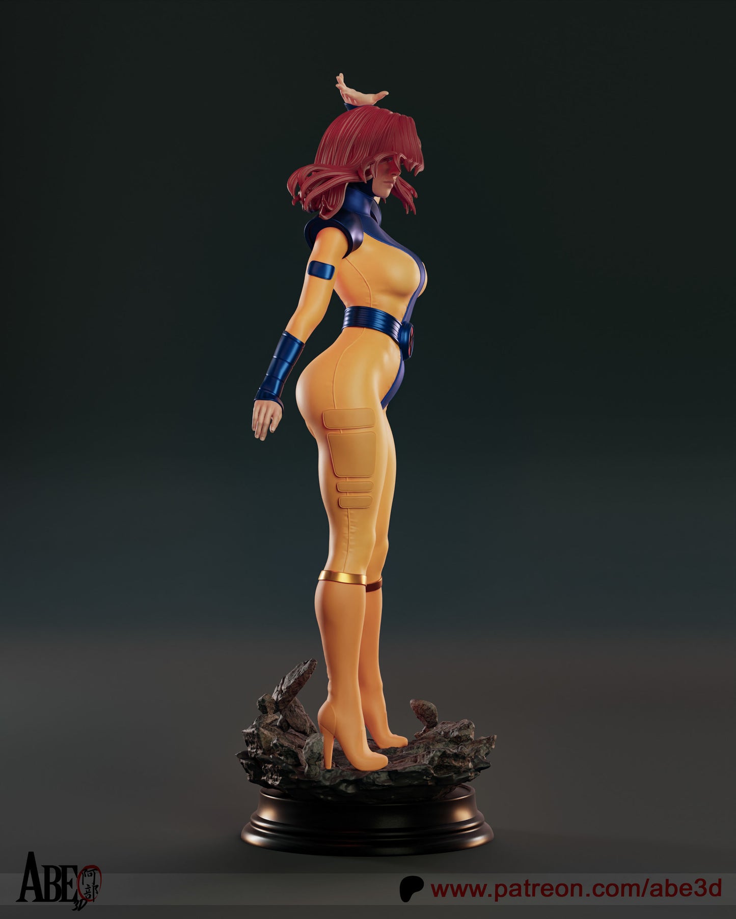 Jean Grey Resin Fan Art Pro Painted - MTO