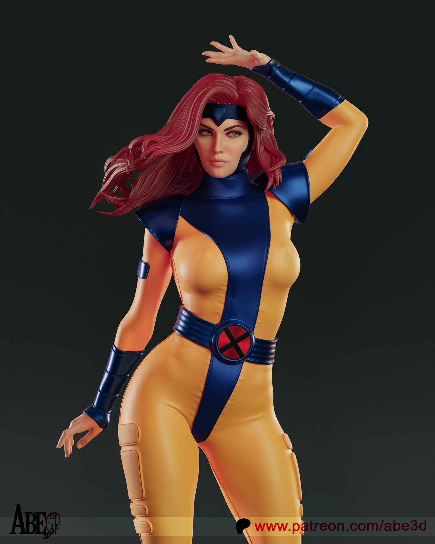 Jean Grey Resin Fan Art Pro Painted - MTO