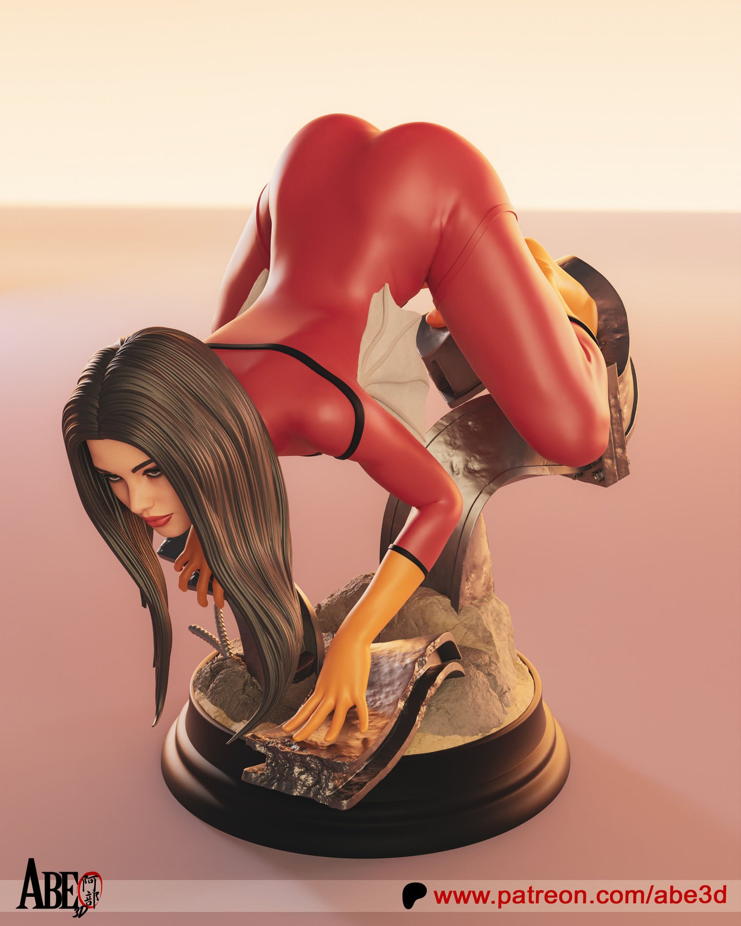 Jessica Drew Spiderwoman Resin Fan Art (Design by Abe3D)
