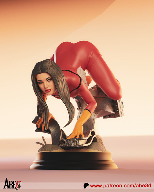 Jessica Drew Spiderwoman Resin Fan Art (Design by Abe3D)