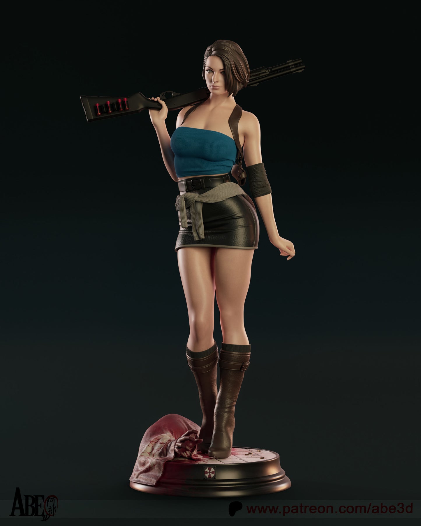 Jill Valentine Resin Fan Art Pro Painted - MTO A3D