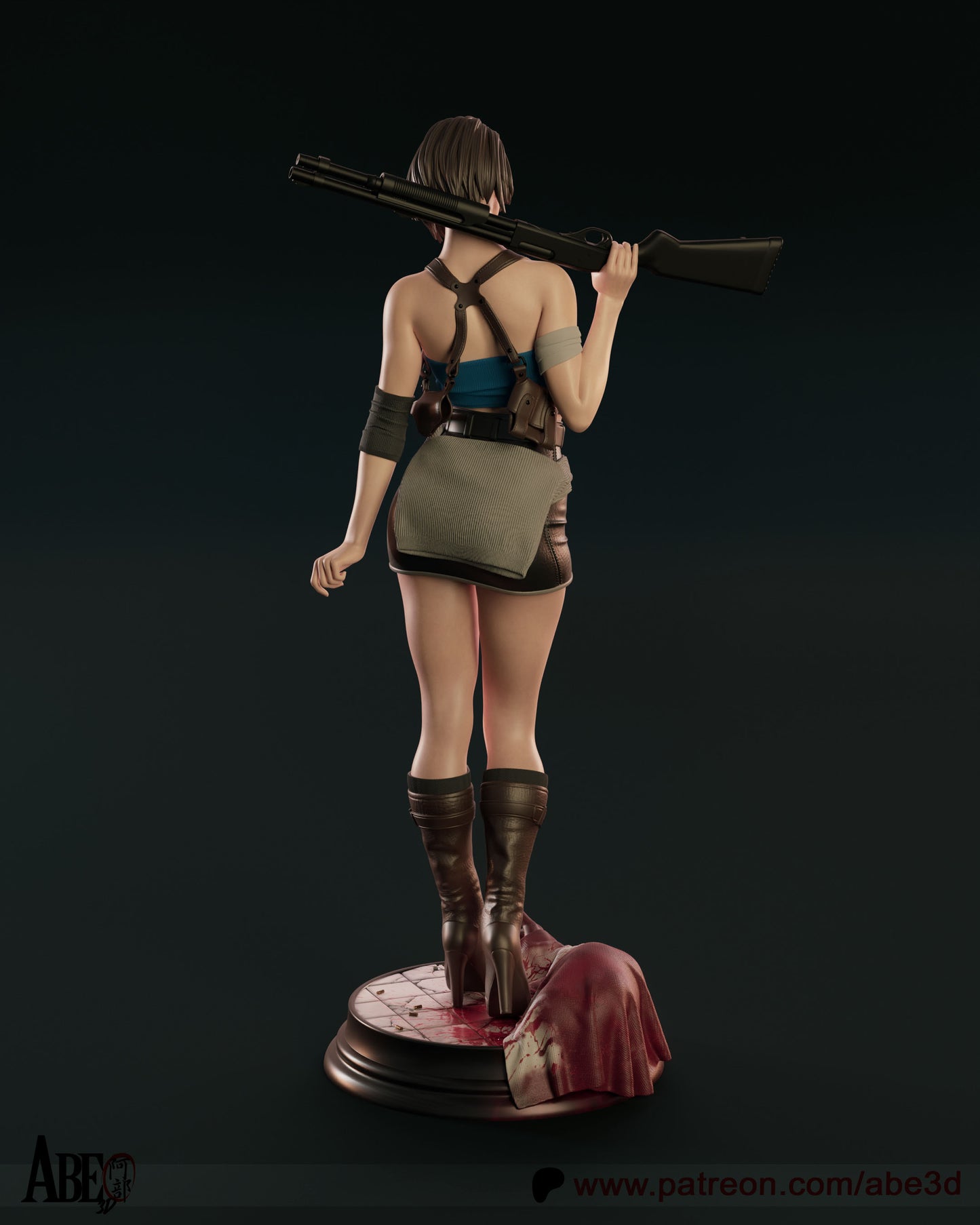 Jill Valentine Resin Fan Art Pro Painted - MTO A3D