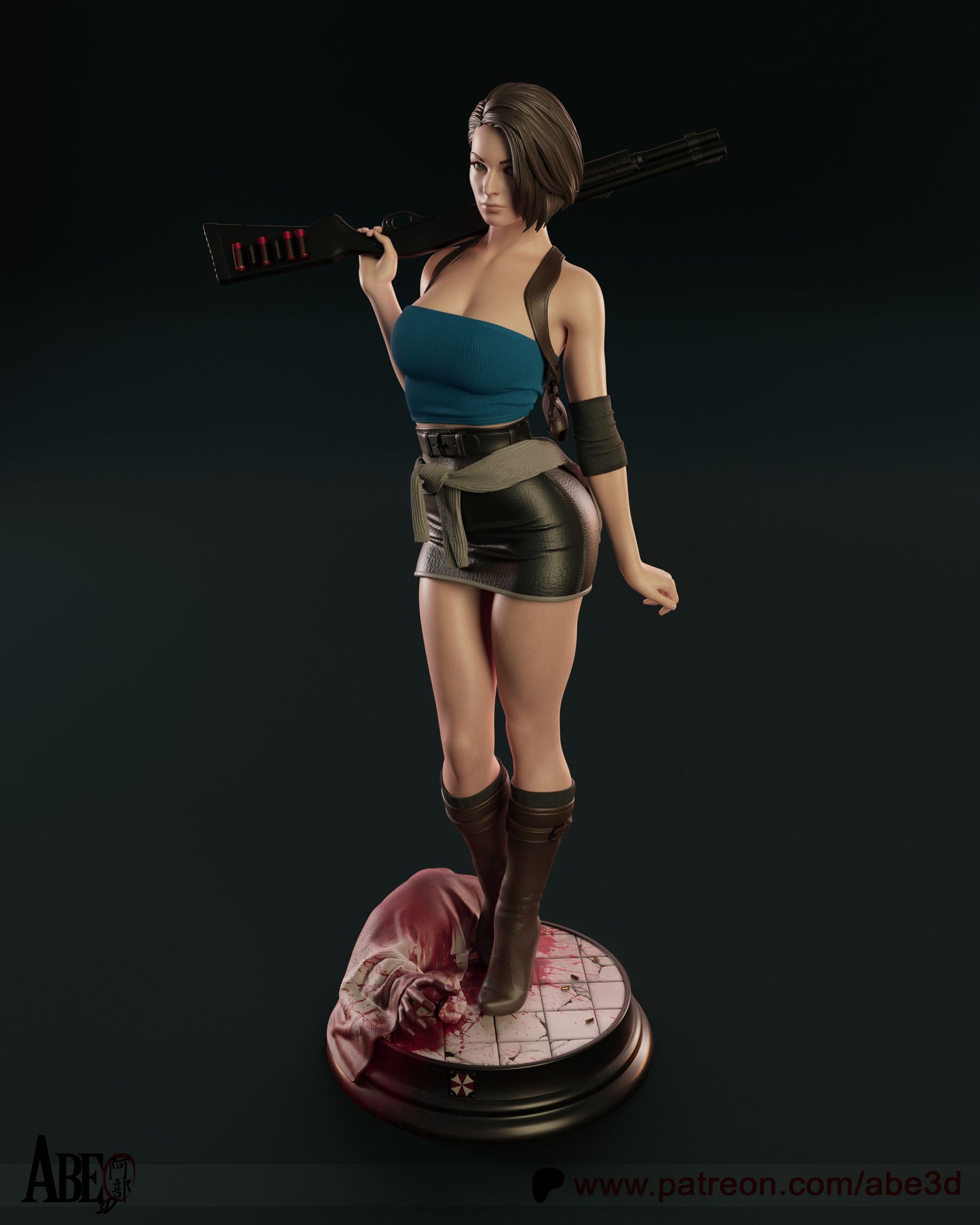 Jill Valentine Resin Fan Art Pro Painted - MTO A3D