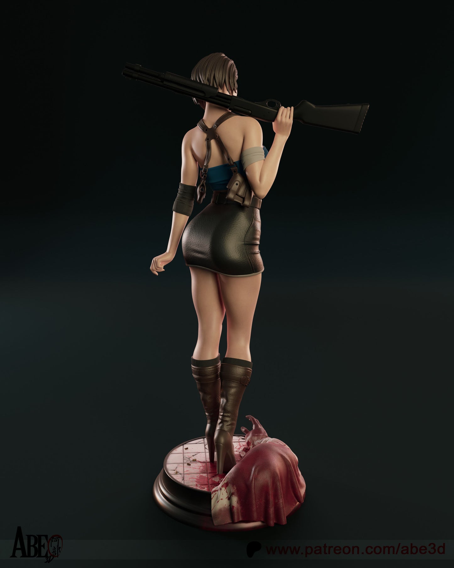 Jill Valentine Resin Fan Art Pro Painted - MTO A3D