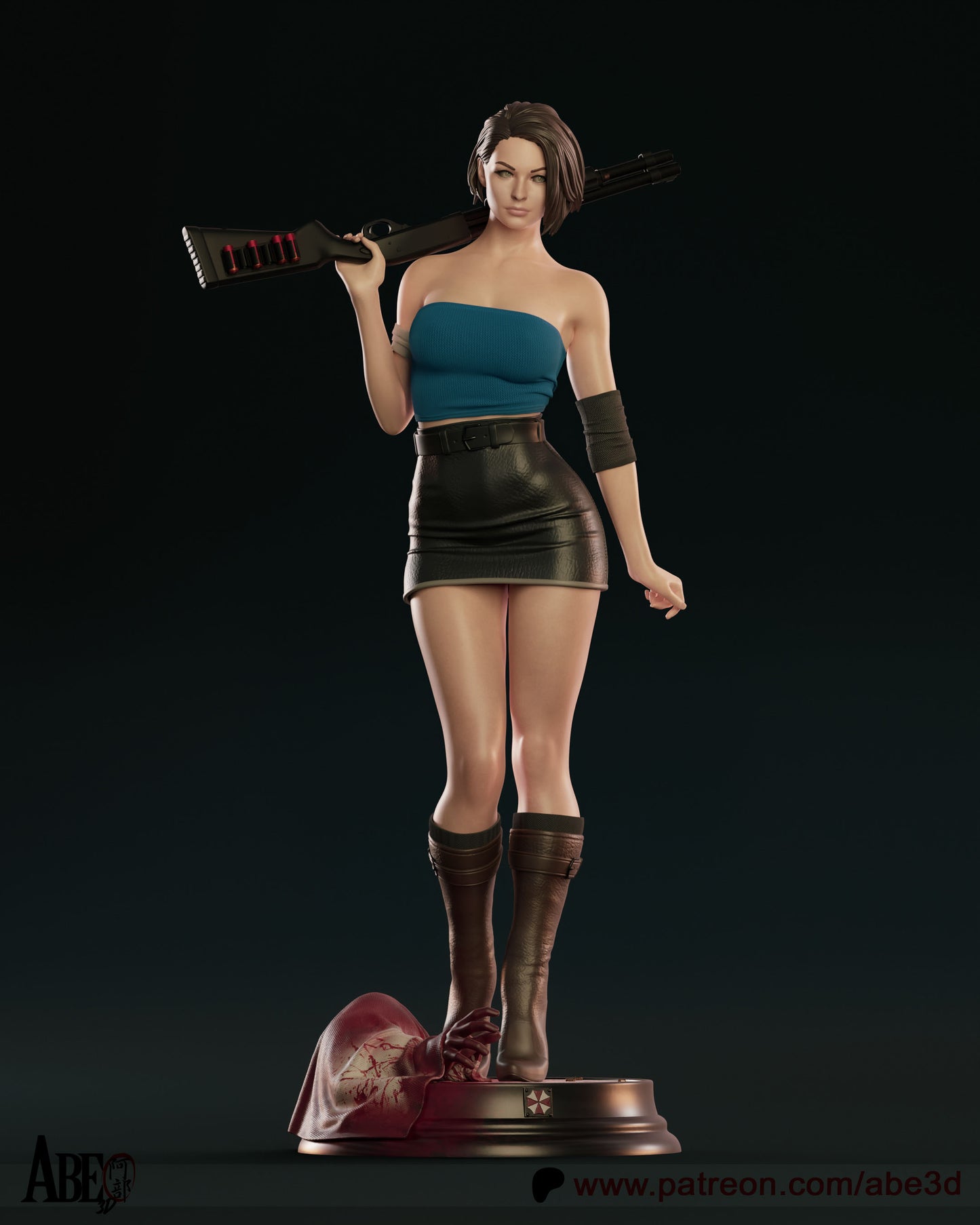 Jill Valentine Resin Fan Art Pro Painted - MTO A3D