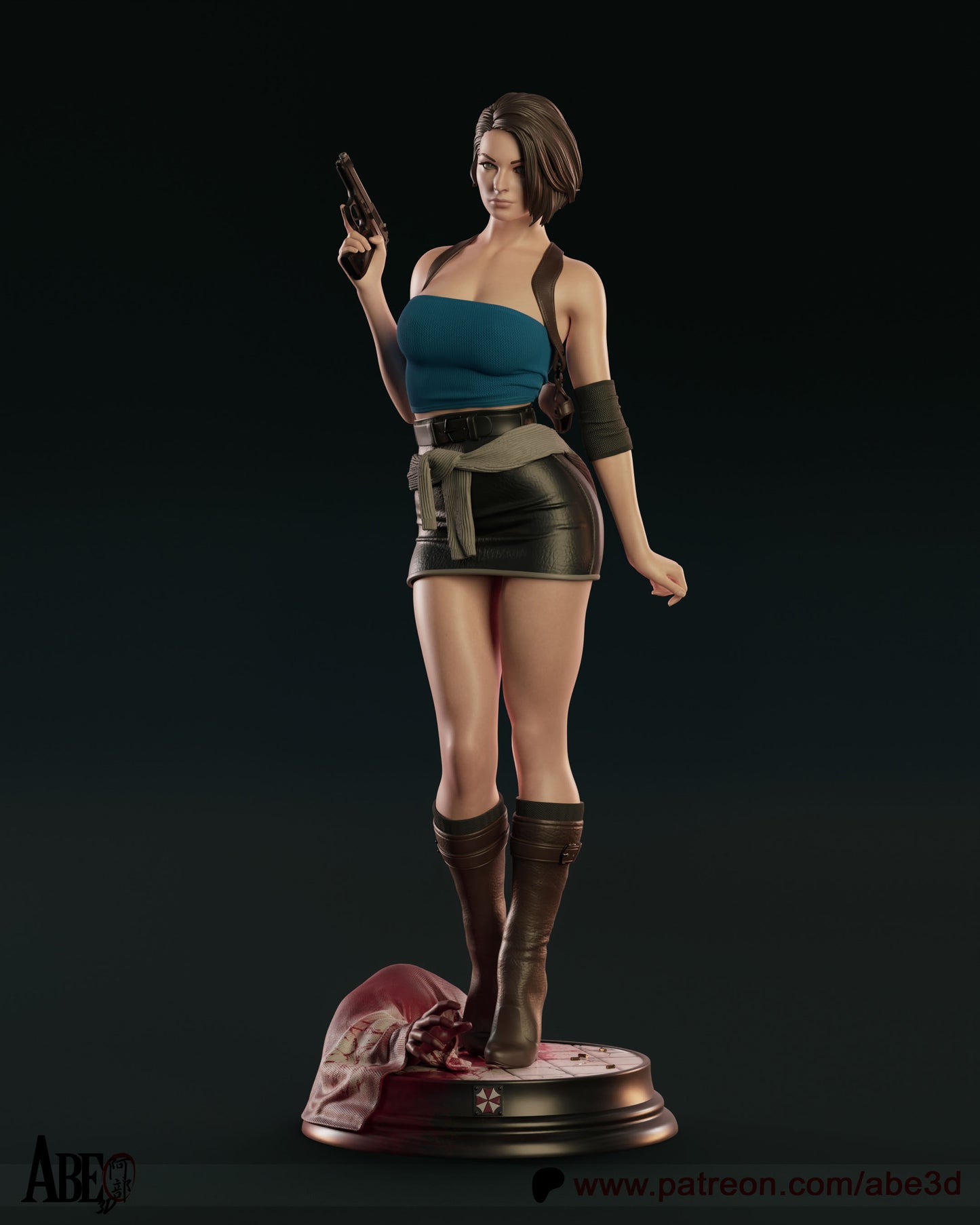 Jill Valentine Resin Fan Art Pro Painted - MTO A3D