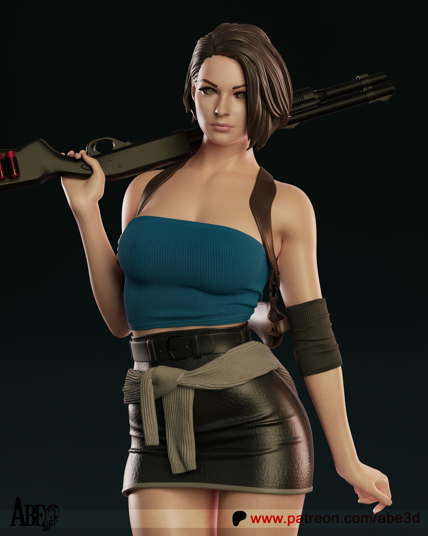 Jill Valentine Resin Fan Art Pro Painted - MTO A3D