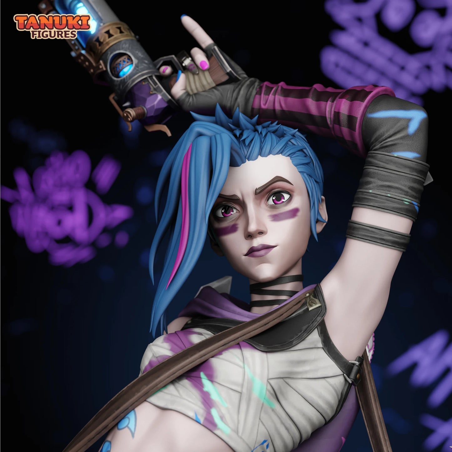 Jinx Resin Fan Art - MTO (Tanuki)