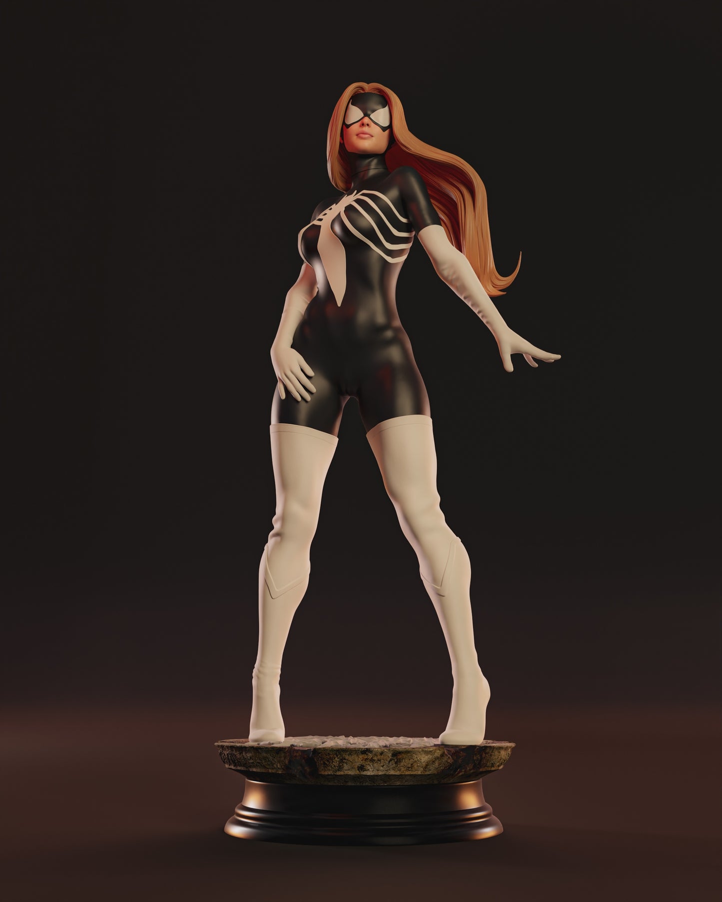 Spider Woman Resin Fan Art Sculpture Abe3D