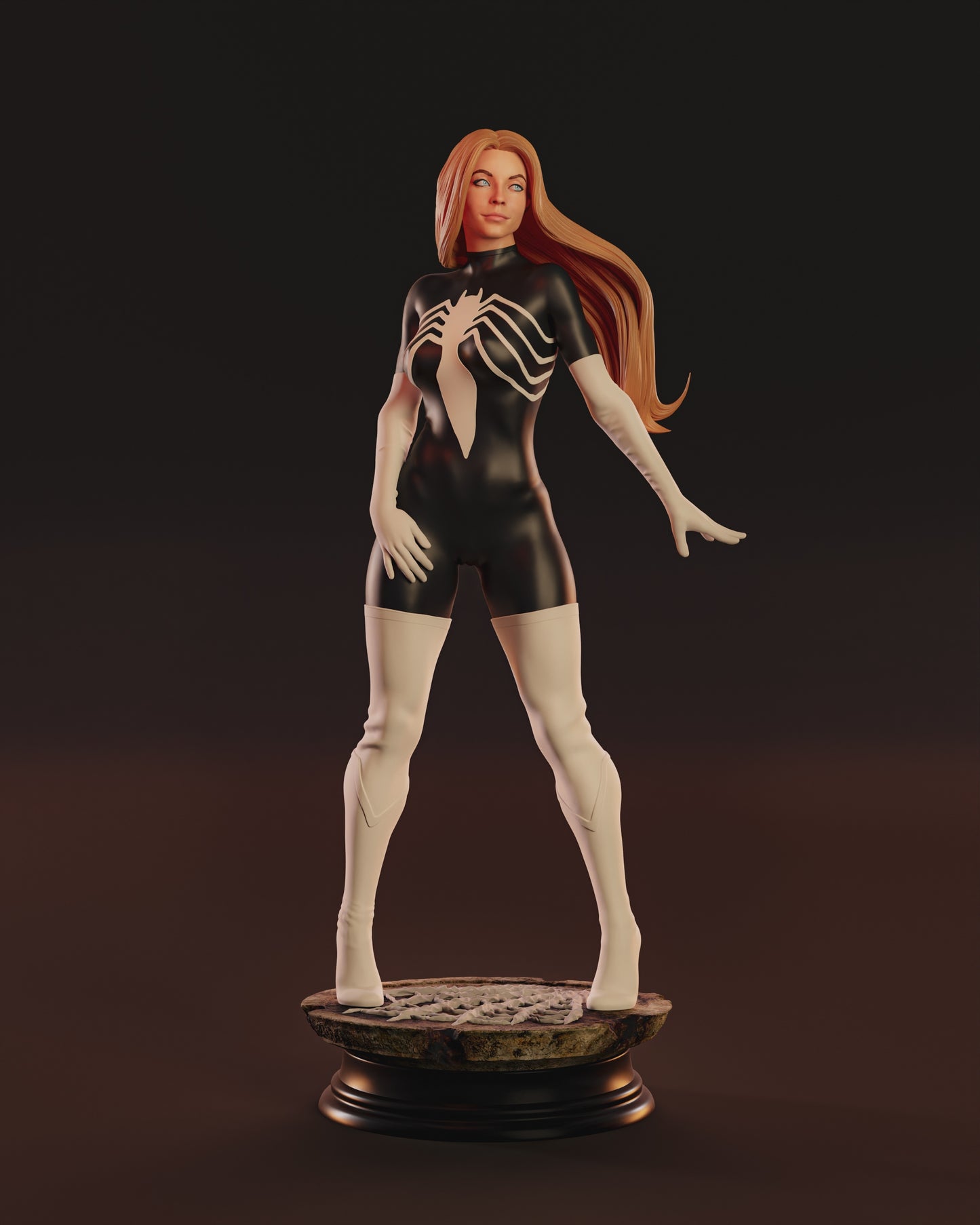 Spider Woman Resin Fan Art Sculpture Abe3D