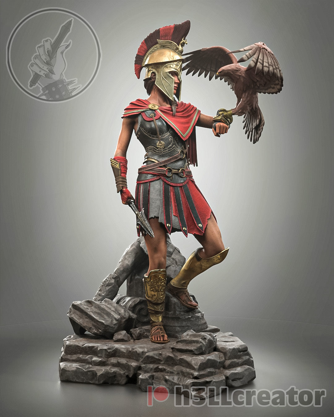 Assassin's Creed Kassandra Resin Fan Art - MTO