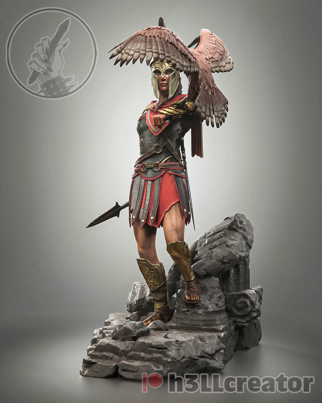 Assassin's Creed Kassandra Resin Fan Art - MTO