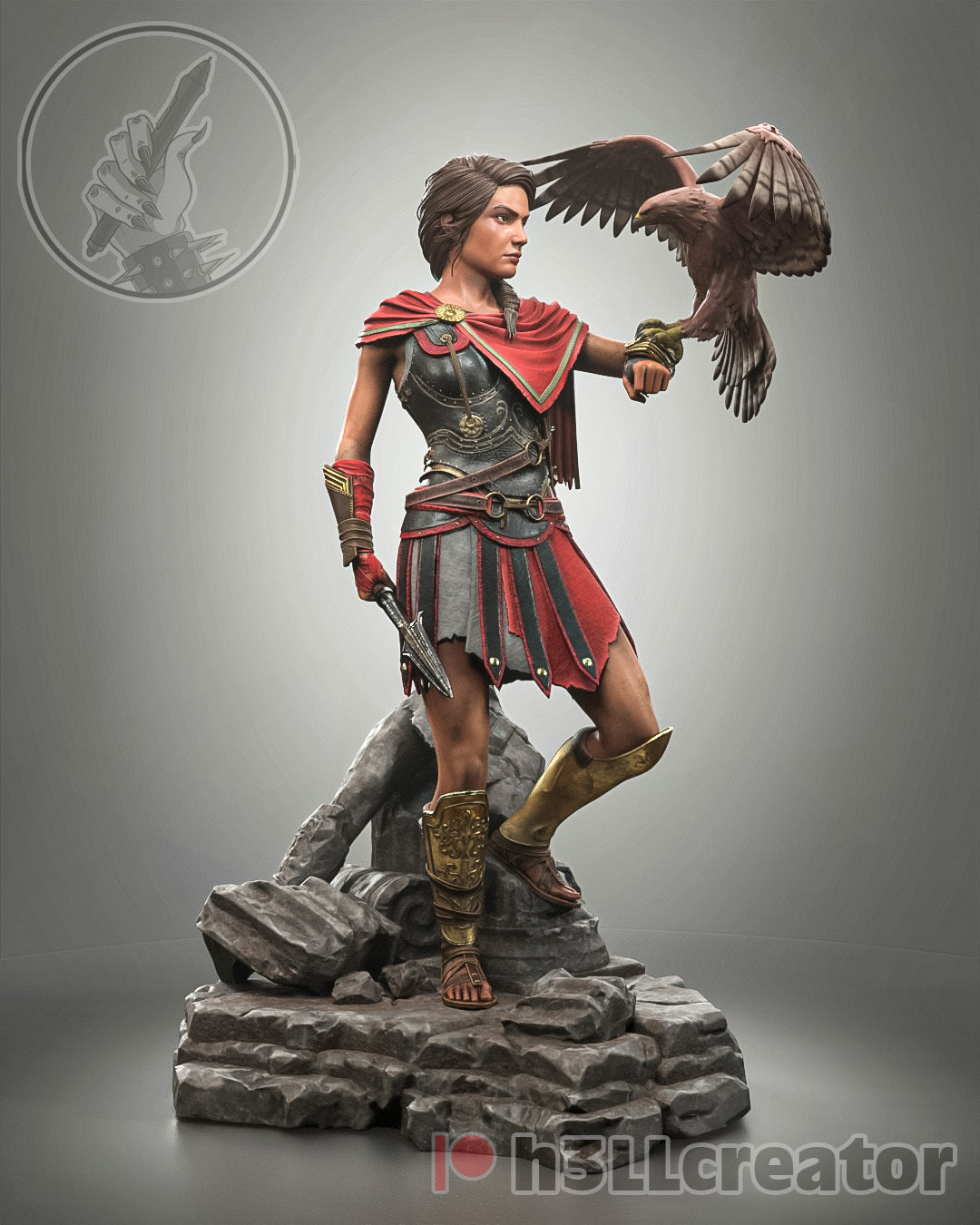 Assassin's Creed Kassandra Resin Fan Art - MTO