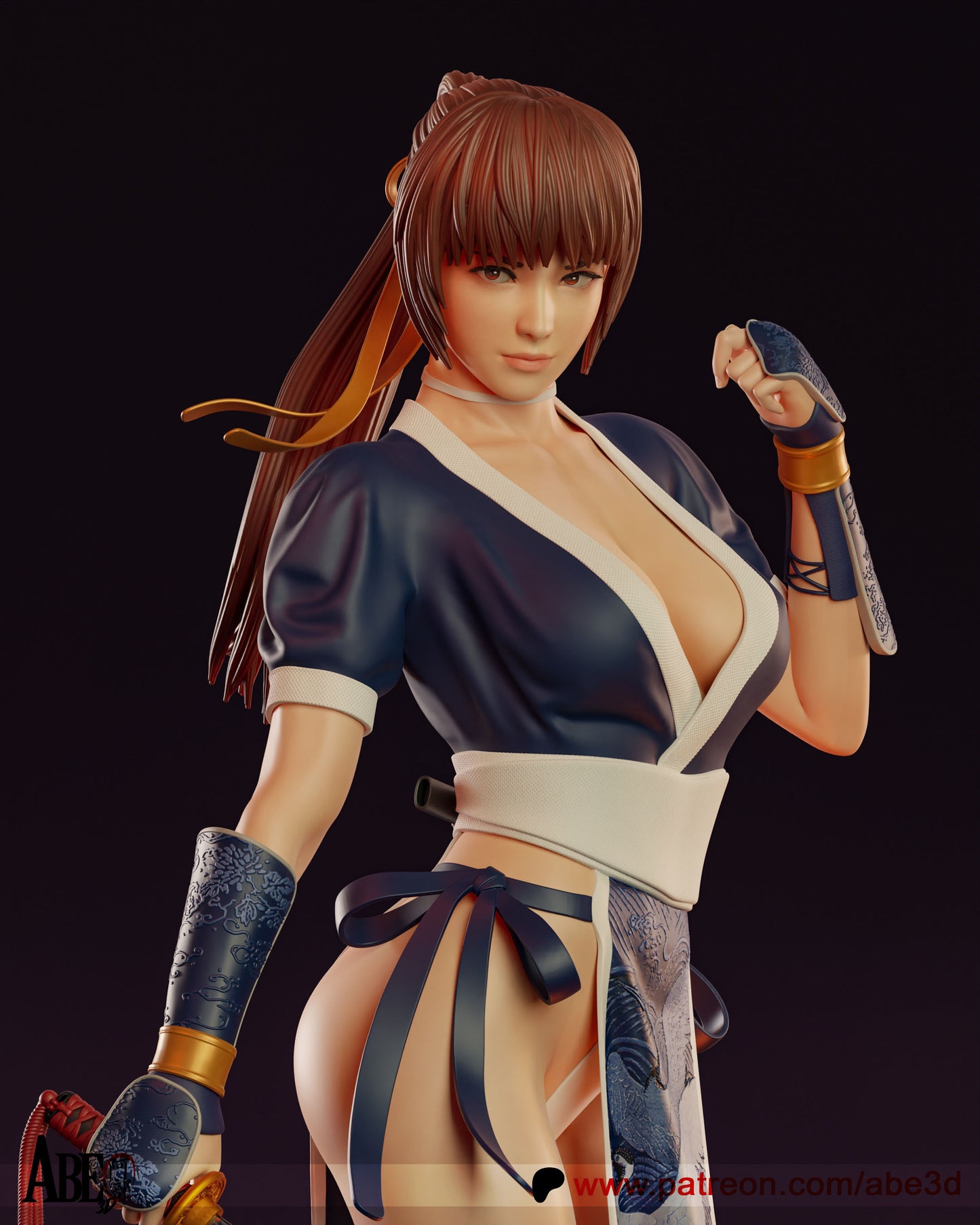 Kasumi Fighter Resin Fan Art - MTO