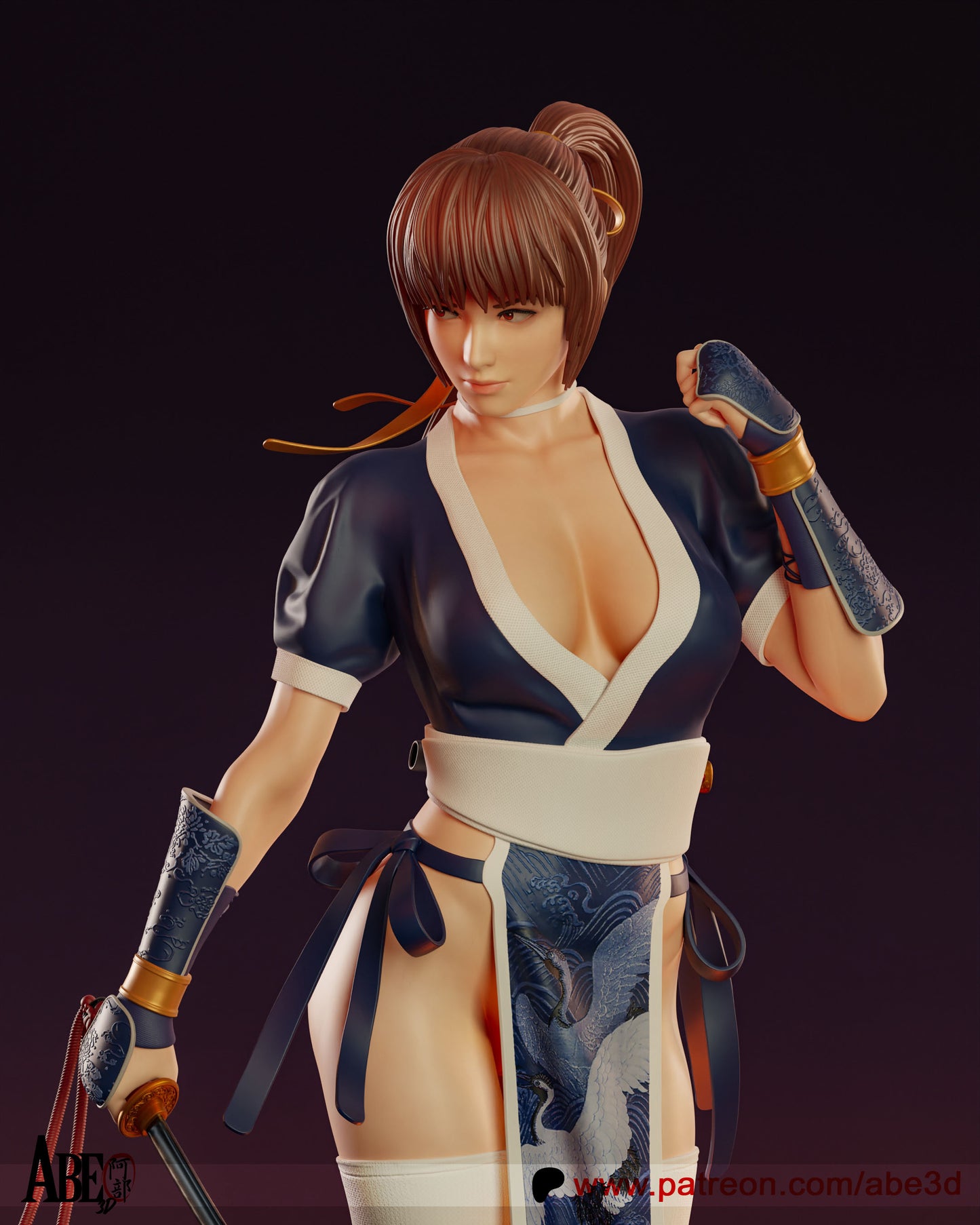 Kasumi Fighter Resin Fan Art - MTO