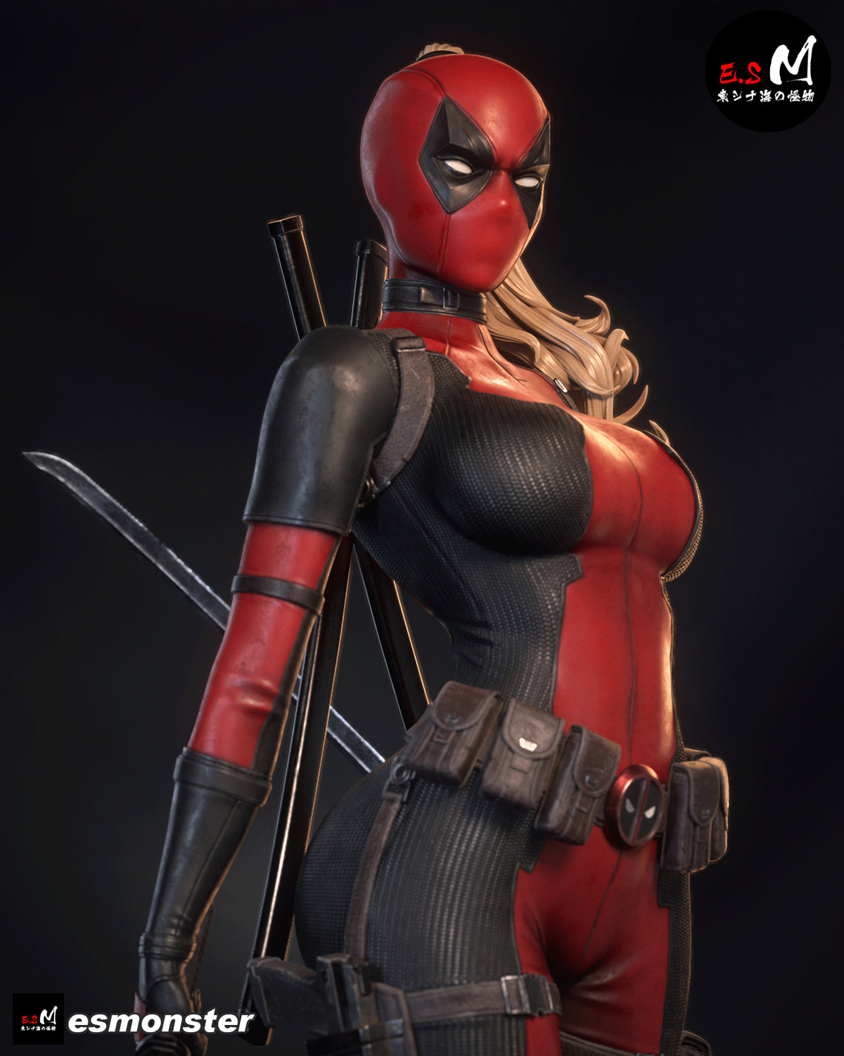 Lady Deadpool Resin Art (East Sea Monster Version)