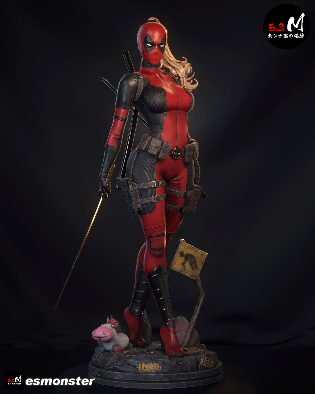 Lady Deadpool Resin Art (East Sea Monster Version)
