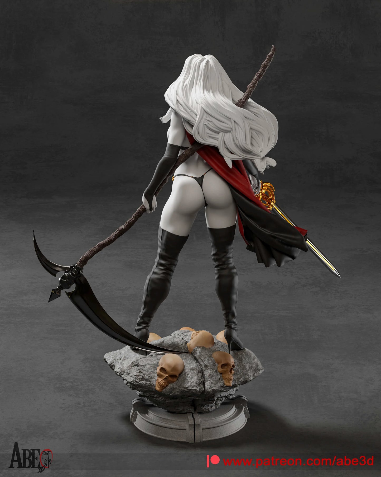 Lady Death Resin Fan Art Pro Painted - MTO