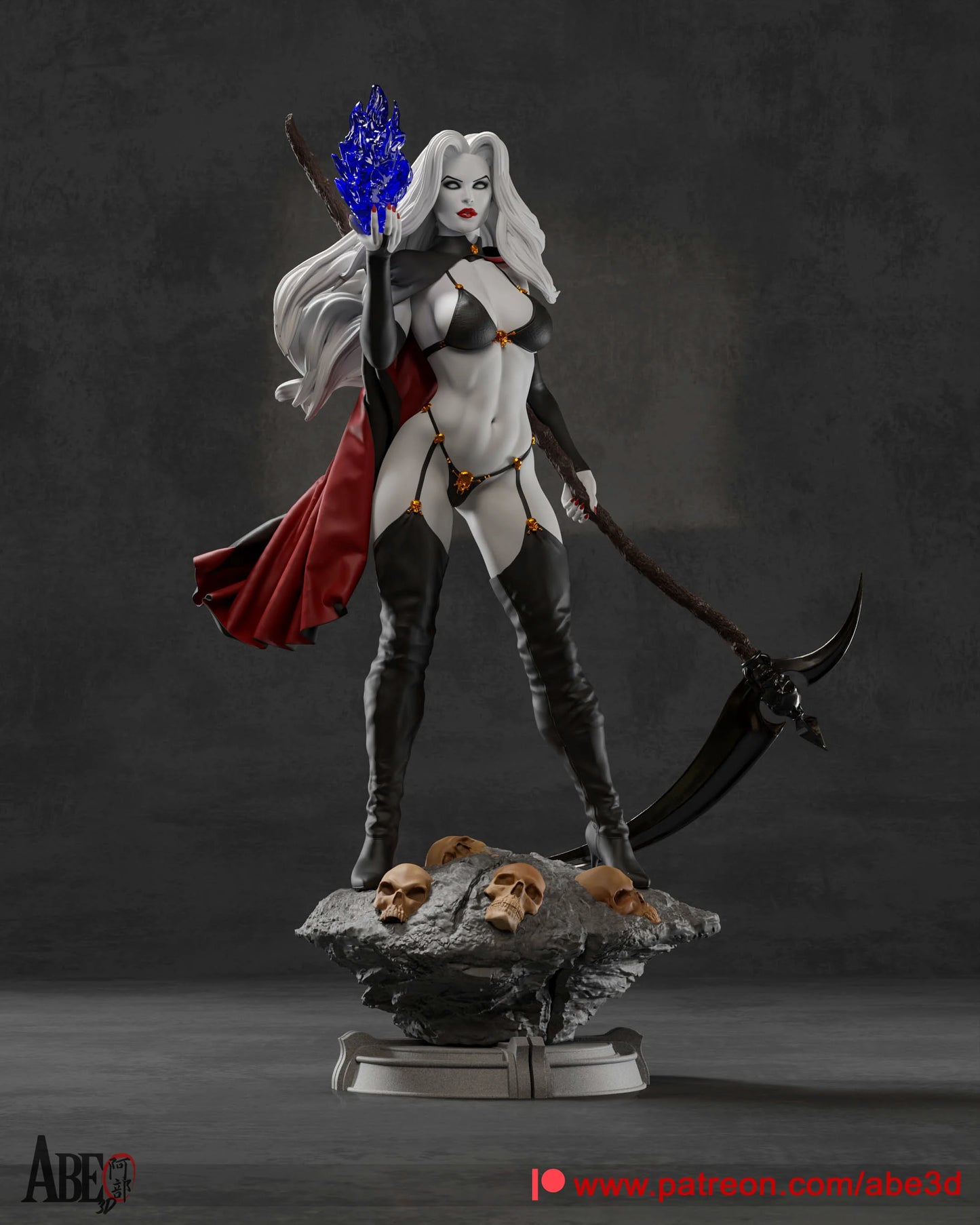 Lady Death Resin Fan Art Pro Painted - MTO