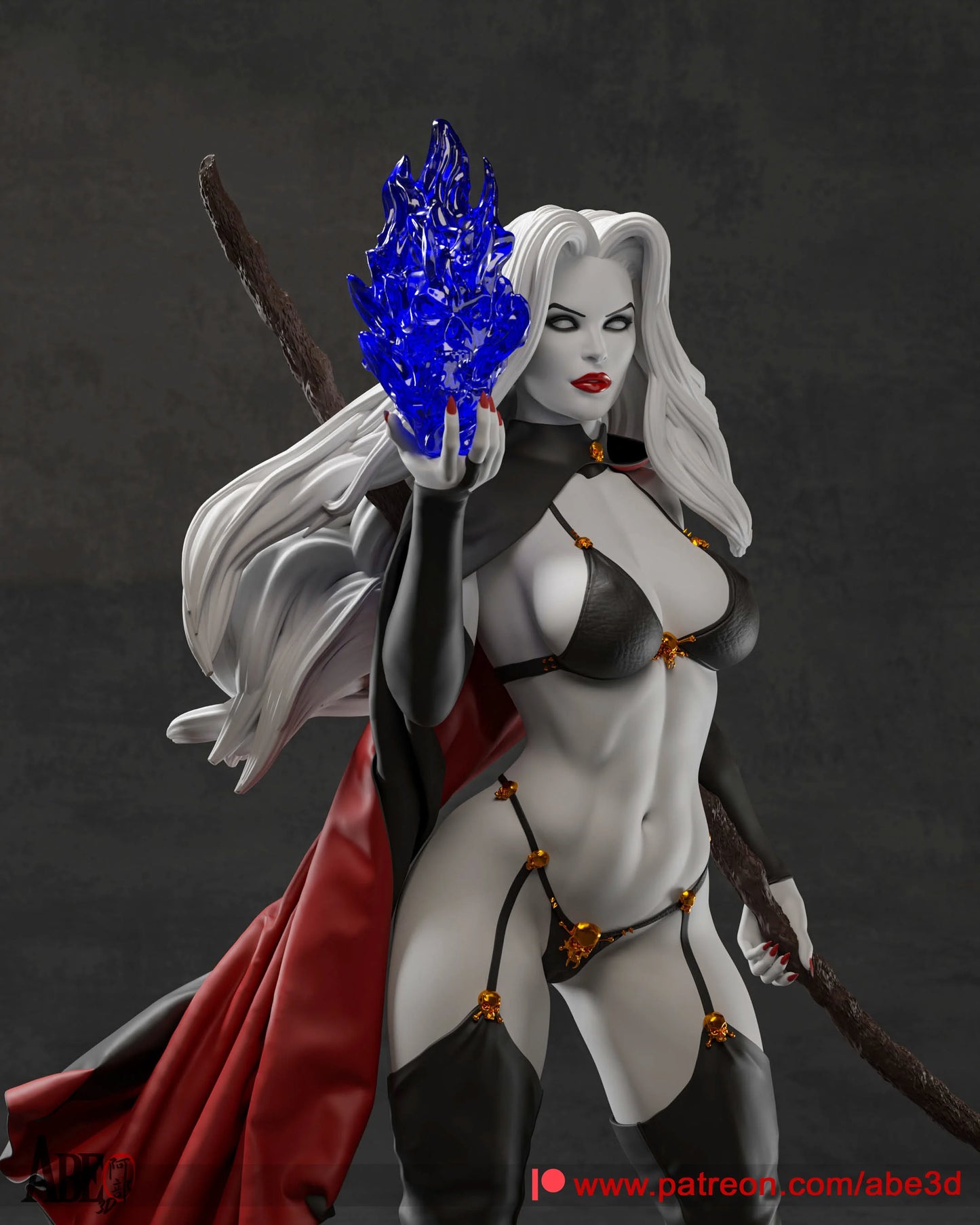 Lady Death Resin Fan Art Pro Painted - MTO