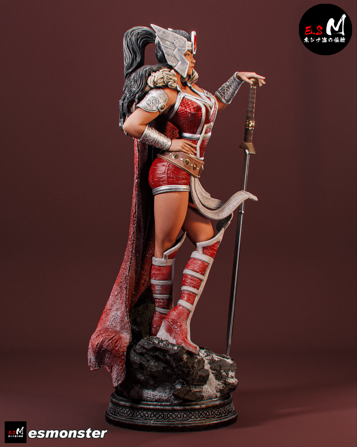 Lady Sif Resin Art (East Sea Monster Version)
