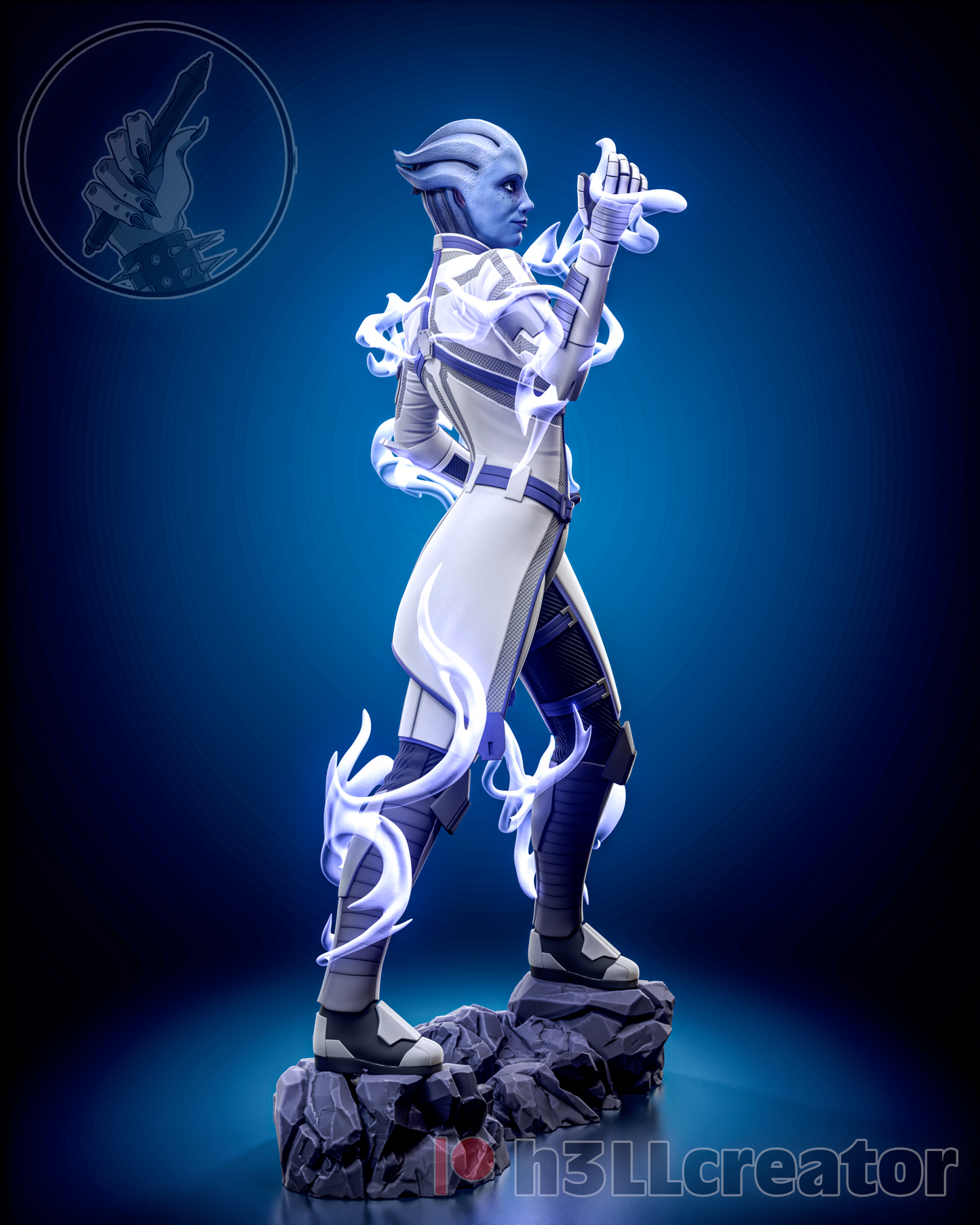 Mass Effect Liara Collectible Resin Fan Art Pro Painted - MTO