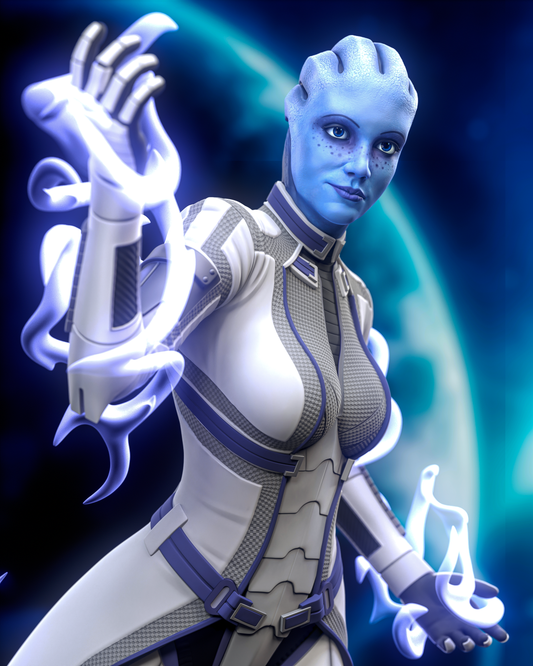 Mass Effect Liara Collectible Resin Fan Art Pro Painted - MTO