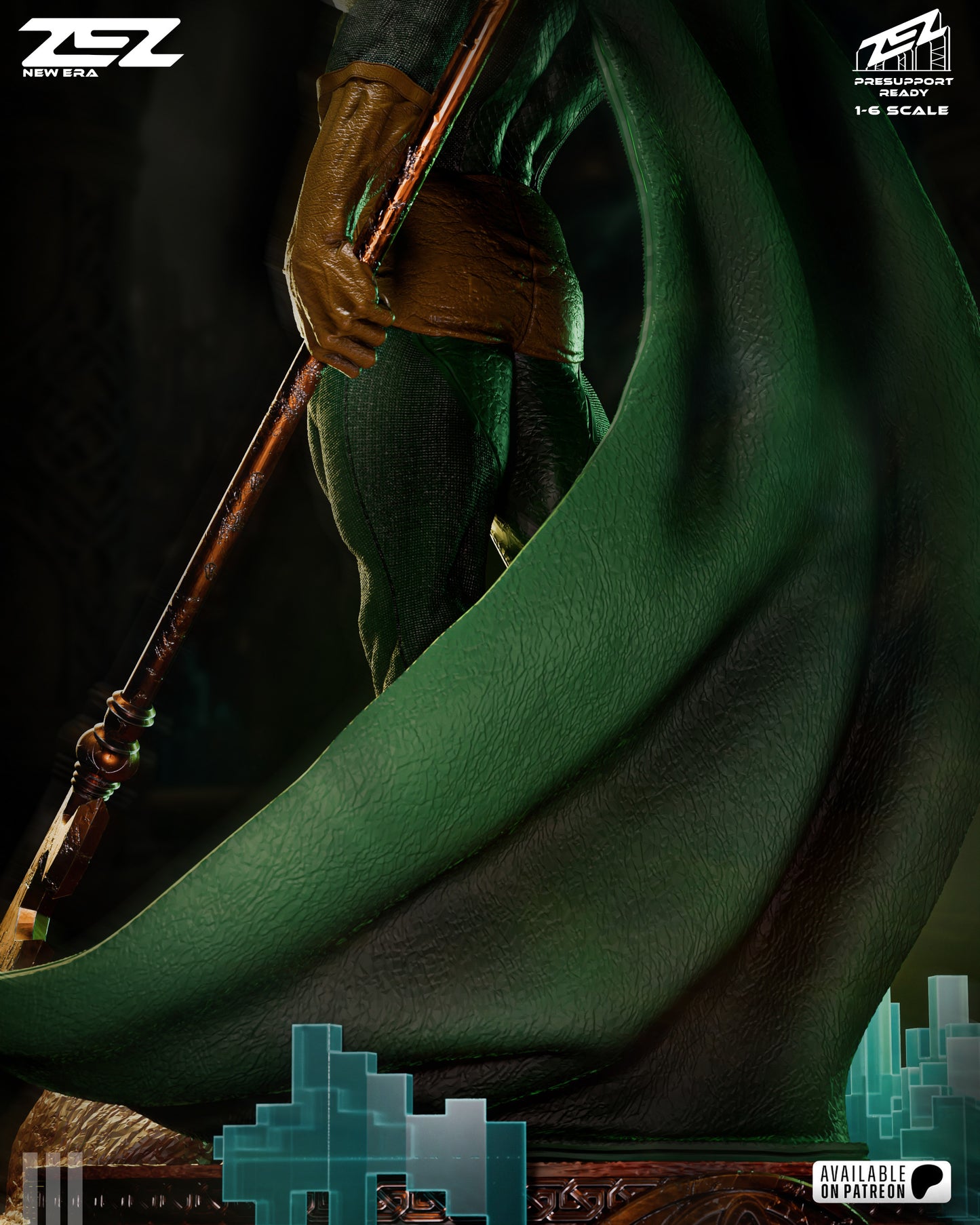 Loki Resin Art (Design by ZEZ Studios)