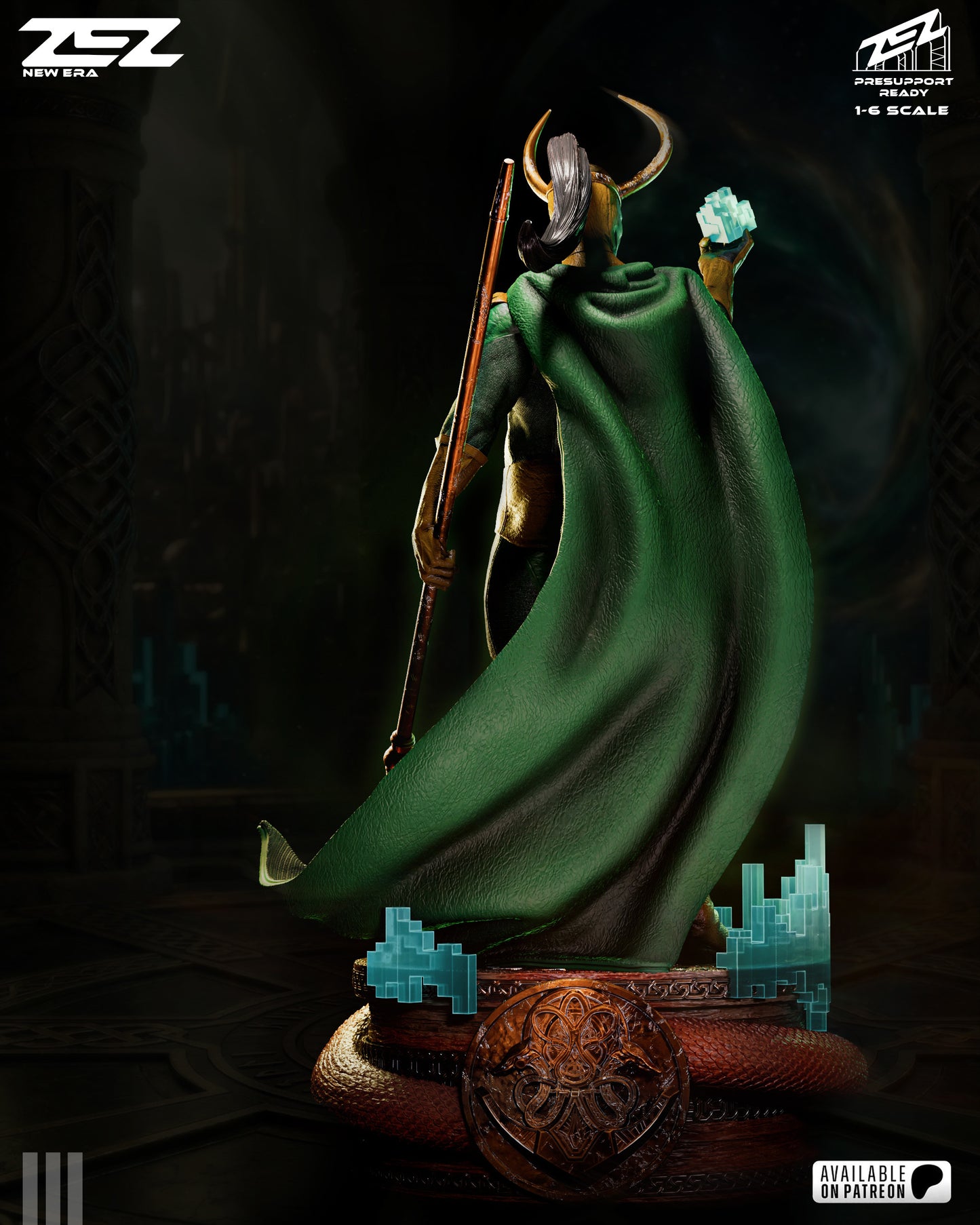 Loki Resin Art (Design by ZEZ Studios)