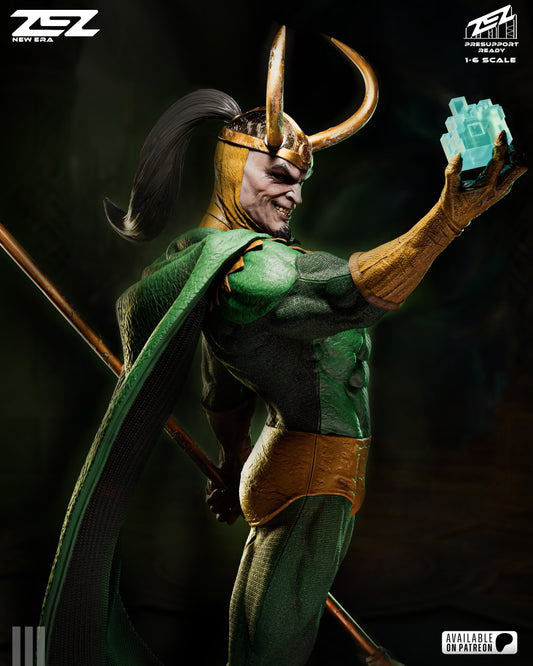 Loki Resin Art (Design by ZEZ Studios)