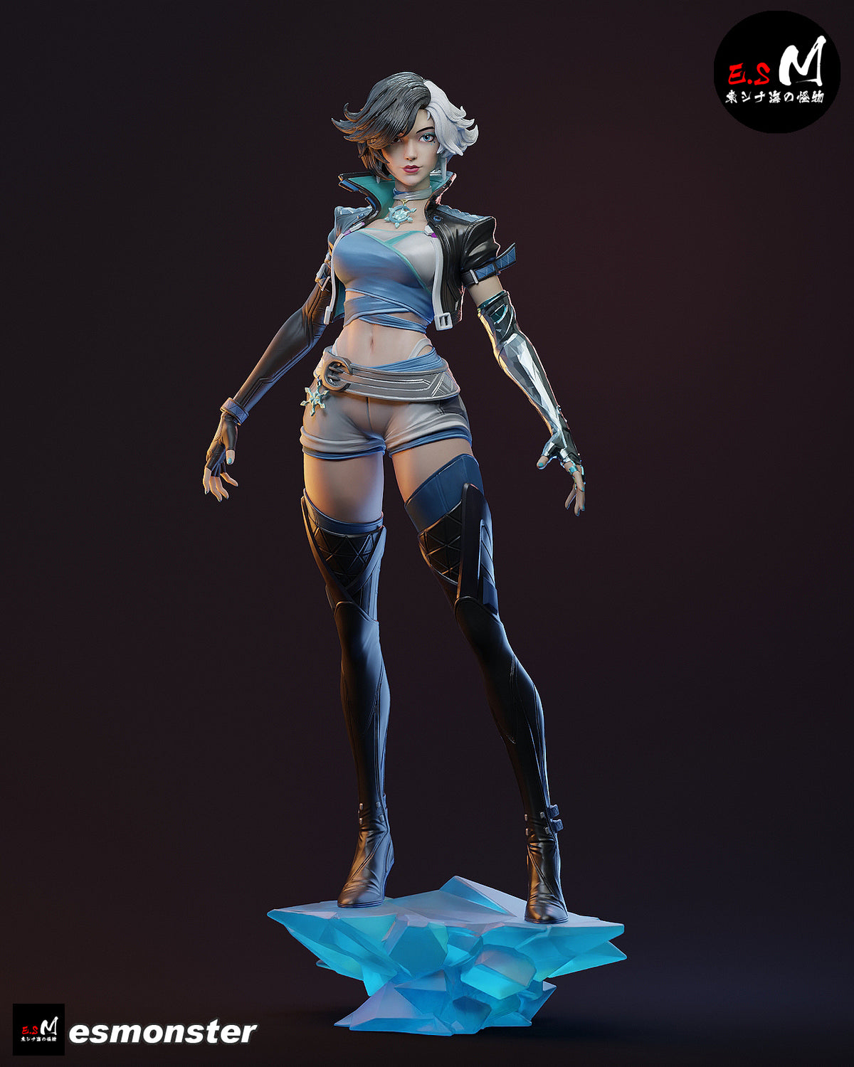 Luna Snow Resin Art (East Sea Monster Version)