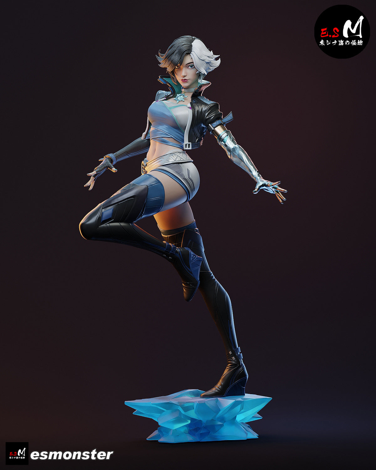 Luna Snow Resin Art (East Sea Monster Version)