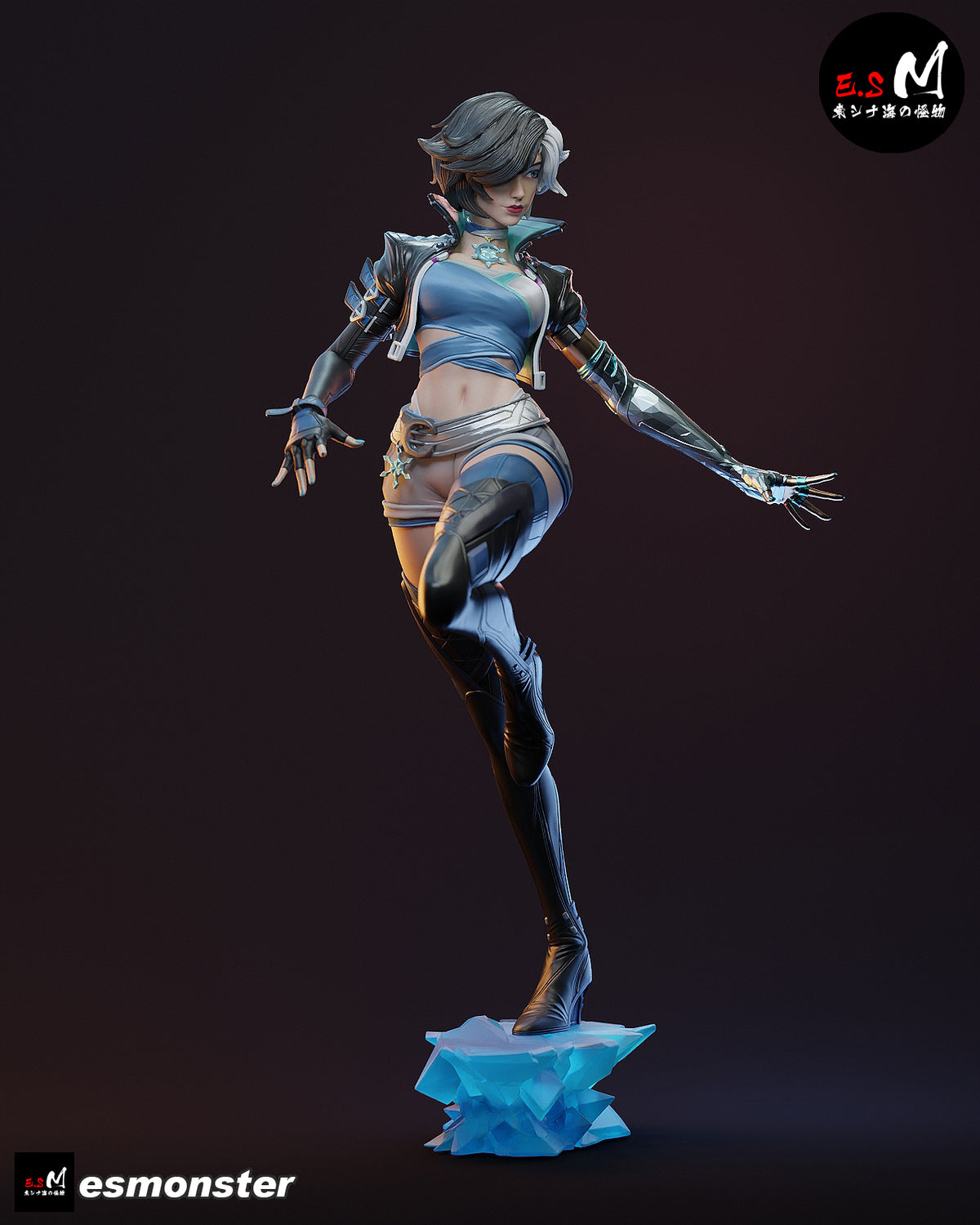 Luna Snow Resin Art (East Sea Monster Version)