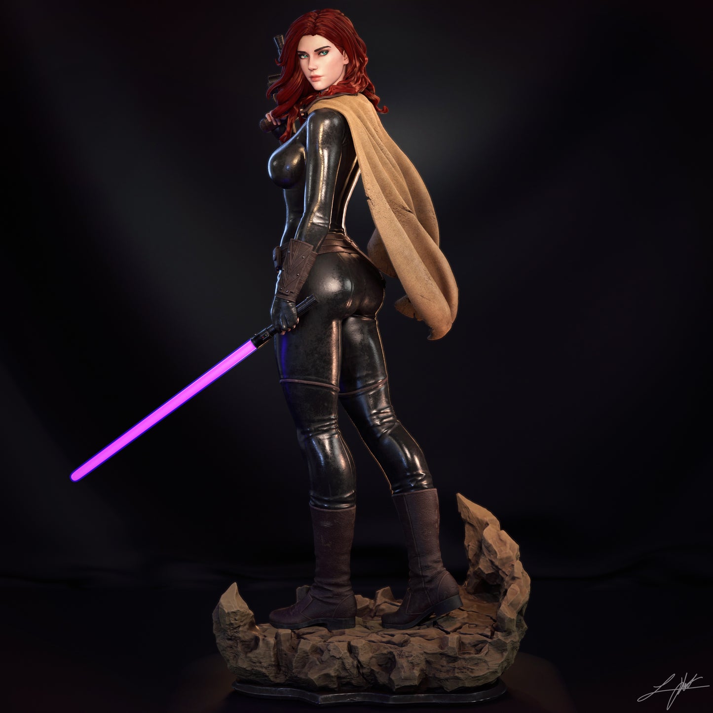 Mara Jade Resin Fan Art - MTO (Design by Abe3D)