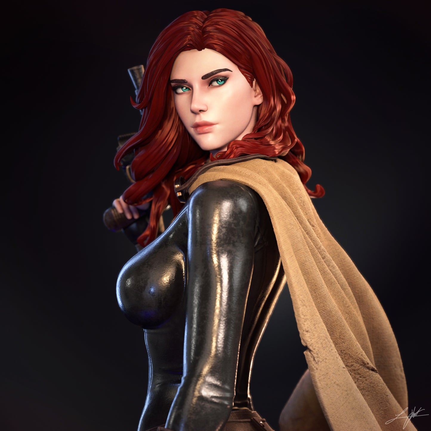 Mara Jade Resin Fan Art - MTO (Design by Abe3D)