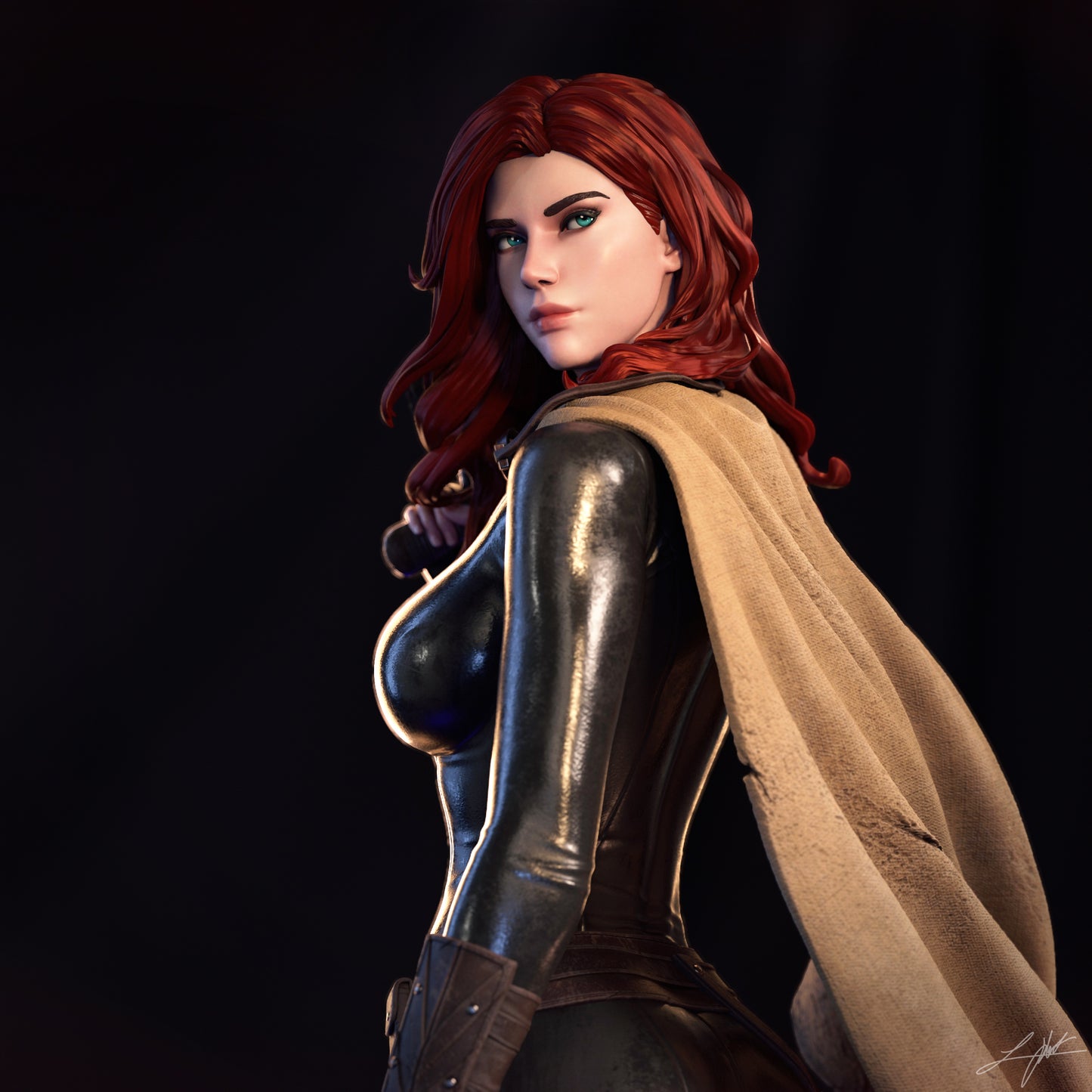 Mara Jade Resin Fan Art - MTO (Design by Abe3D)