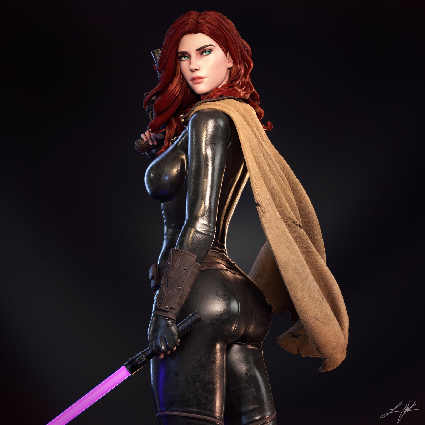 Mara Jade Resin Fan Art - MTO (Design by Abe3D)