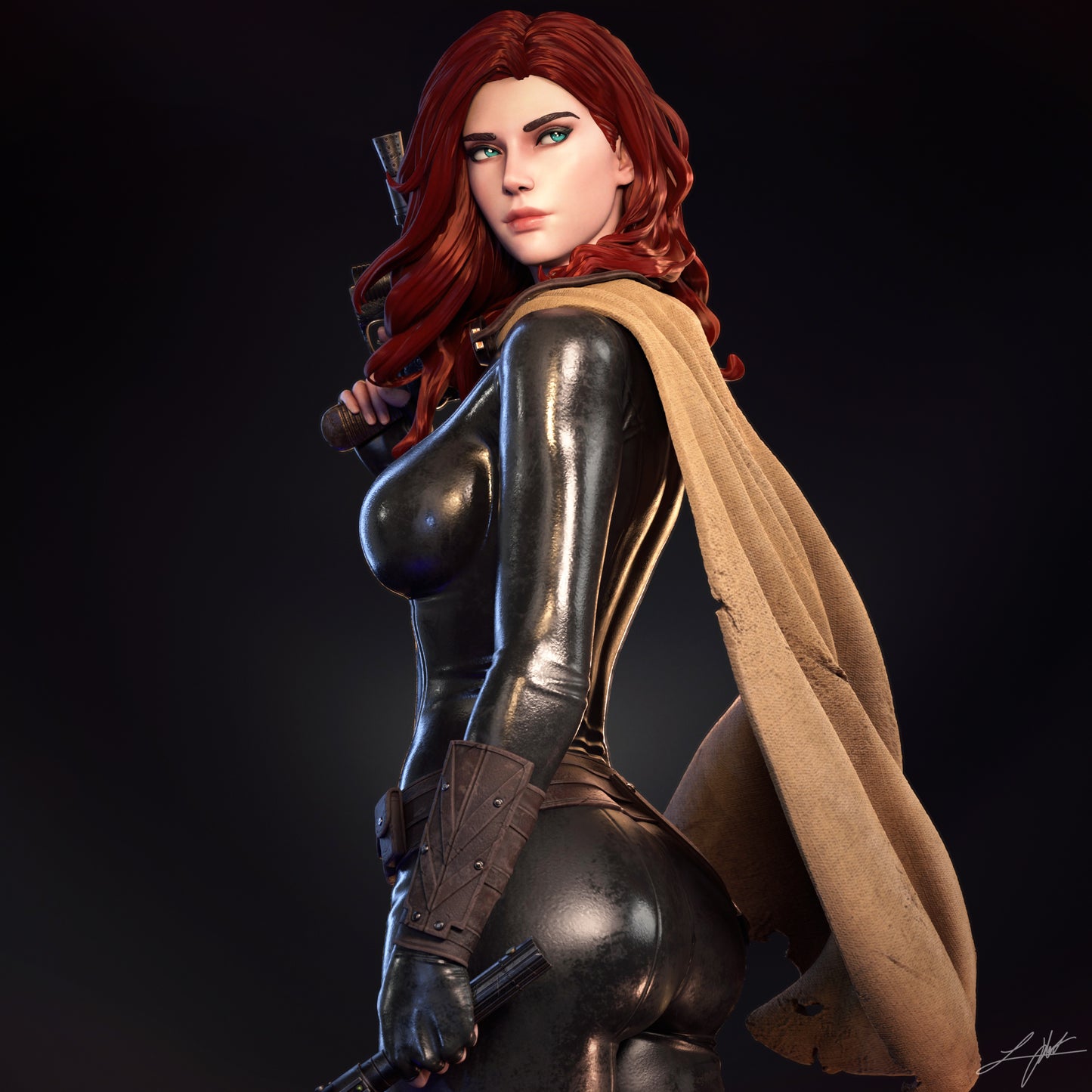 Mara Jade Resin Fan Art - MTO (Design by Abe3D)