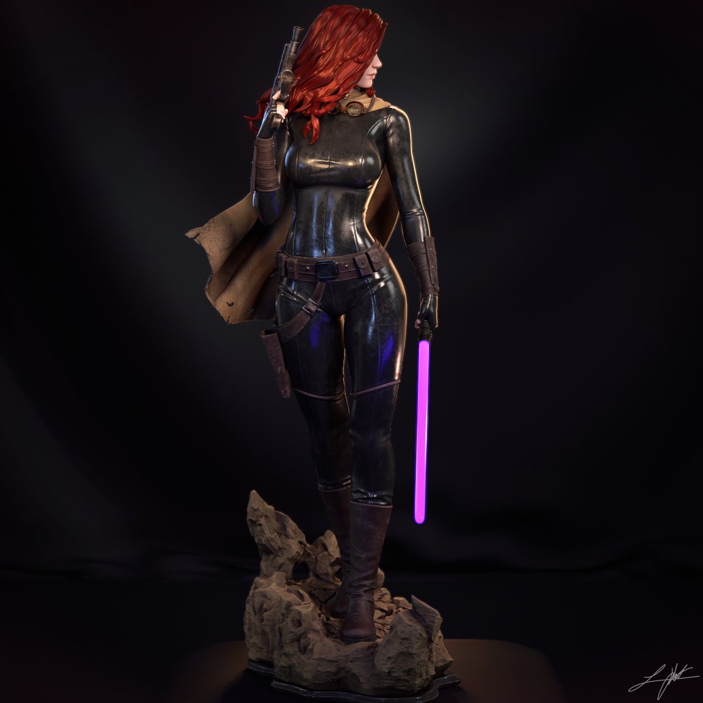 Mara Jade Resin Fan Art - MTO (Design by Abe3D)