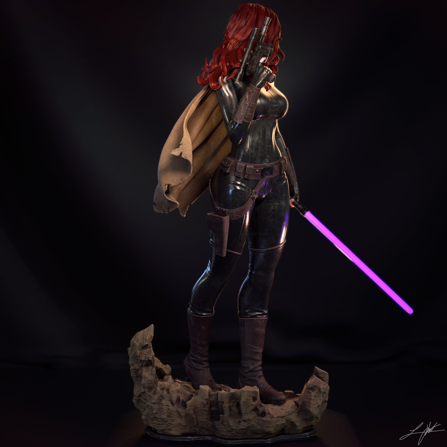 Mara Jade Resin Fan Art - MTO (Design by Abe3D)